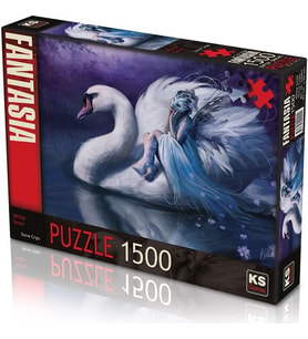 KS Games 1500 Parça Puzzle White Swan Lisanslı Ürün