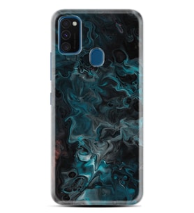 Samsung M21 M22 M23 M30 M31S M32 Kılıf Desenli Silikon Colorful Abstract 1384