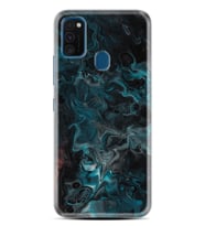 Samsung M21 M22 M23 M30 M31S M32 Kılıf Desenli Silikon Colorful Abstract 1384