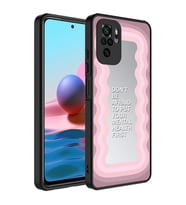 Xiaomi Redmi Note 10S Kılıf Aynalı Desenli Kamera Korumalı Parlak Zore Mirror Kılıf Ayna