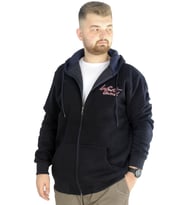 Mode XL Erkek Sweat Kapşon West Lamb 22524 Lacivert