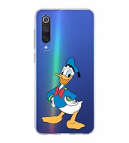 Xiaomi Mi 9 Se Uyumlu Kapak Donald Duck Tasarımlı Şeffaf Silikon Kılıf