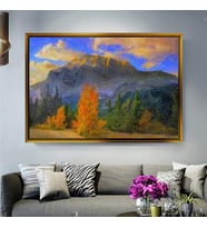Altın Çerçeveli dekoratif tablo l519 (Gold)
