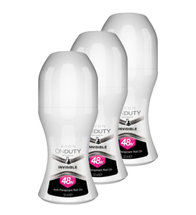 Avon OnDuty Invisible Kadın Rollon 50 Ml. Üçlü Set