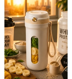 Northcity Mini Blender: Taşınabilir, Buz Kırabilen ve USB Şarjlı 350 ML Portable Mikser