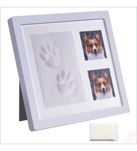 Kedi Köpek Pati İzi  Resim Çerçevesi, 27,5cm x 23,5cm