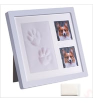 Kedi Köpek Pati İzi  Resim Çerçevesi, 27,5cm x 23,5cm