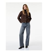 Koton Pamuklu Baggy Gri Kadın Jean Pantolon 7WAL40028MD
