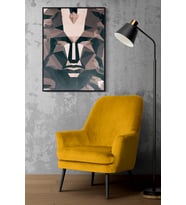 Çerçeveli Tablo Dekorasyon  Squid Game Pano Sticker Ev Dekoru Tekli Çerçeve (Siyah)