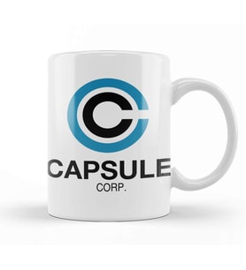 Corp Desig Capsule Corp Bulma Dbz Anime Kupa Bardak Porselen
