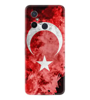 Xiaomi Redmi 12C Kılıf Resimli Desenli Baskılı Silikon Şanlı Türk Bayrağı 3 1395