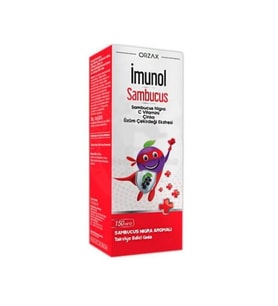 Orzax Ocean İmunol Sambucus İçeren Şurup 150 Ml