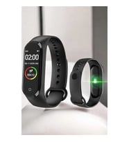 Mey İthalat® Akıllı Bileklik Fitness ve Sağlık İçin Akıllı Bileklik Adım Sayar, Kalp Atışı, Uyku İzl