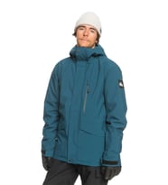 Quiksılver Mıssıon Solıd Erkek Snowboard Kayak Montu (Mavi)