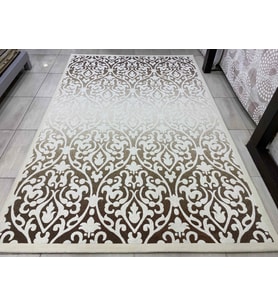 Tiffany Halı Tual TF 317 A 200x300 Beyaz Vizon Krem