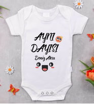 BK Kids İsimli Aynı Dayısı Tasarımlı Bebek Body Zıbın - Model 1