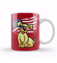 DOG İndependence Day 4th Of July Gift Kupa Bardak Porselen