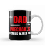 I Am A Dad And A Mechanic Nothing Scare 01 Kupa Bardak Porselen