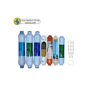 Fluxtek Kapalı Kasa Su arıtma Sertifikalı 7li Pera Water mineral+B12 Alkali+detox mebransız  filtre