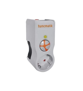 Tunçmatik TSK19019 Enerji Koruma Powersurge 1'li Beyaz Priz 1050 JOULE