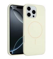 iPhone 16 Pro Max Kılıf Jully Magsafe Kapak - Bej