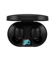 E6s Tws Kablosuz Kulaklıklar Spor Su Geçirmez Bluetooth Siyah