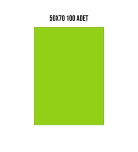 120gr Fon Kartonu 50x70 cm 100'lü Açık Yeşil