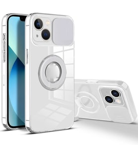 Ally iPhone 13 Mini 5.4inç Kılıf Sürgülü Kamera Lens Korumalı Yüzük Standl? - SSSSSS9090-6