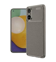 Realme 12 Lite Kılıf Auto Focus Karbon Kapak - Gri