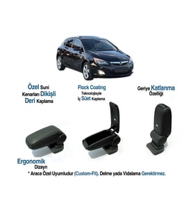 OPEL Astra J  ARACA ÖZEL KOL DAYAMA KOLÇAK VİDASIZ 2009 2010 2011  2012