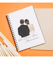 Gelin & Damat ( Bir Ömür Boyu Mutluluklar ) Tasarımlı Defter