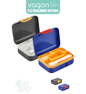 Vagonlife 2’li Beslenme Kutusu  ( Seçtiğiniz Renkte 2 Adet Gönderilir )