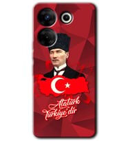 Tecno Camon 20 Pro 4G Kılıf HD Desen Baskılı Kılıf - Atatürkiye