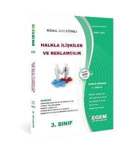Egem Eğitim Yayınları Güncel (aöf) Halkla Ilişkiler Ve Reklamcılık 3.sınıf 6.dönem Tüm Dersler "bahar" (Çok Renkli)