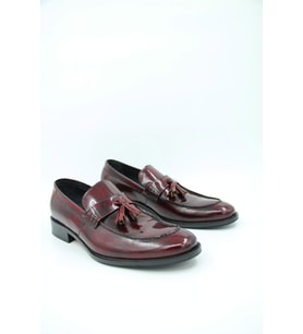 Oggi 00600-38 Erkek Klasik Ayakkabı - BORDO