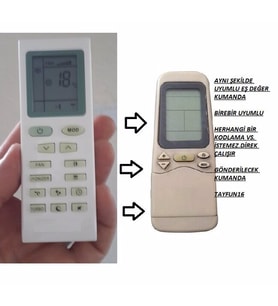 REGAL KLİMA KUMANDASI -Eşdeğer