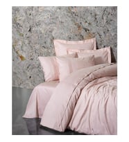 Cotton Box Çift Kişilik Jakarlı Saten Nevresim Takımı Jana Pembe