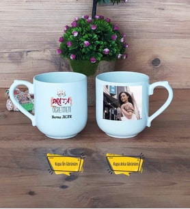 Drama Öğretmeni Kupa Bardak Oval Fotoğraflı Öğretmenler Günü Hediyesi