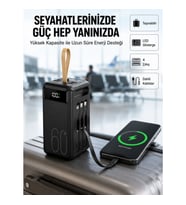 Mey İthalat® Tüm Cihazlara Uyumlu Çoklu Çıkışlı Powerbank Yeni Nesil