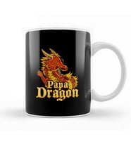 Awesome Papa Dragon Fearsome Dragon Fantasy Dad Kupa Bardak Porselen