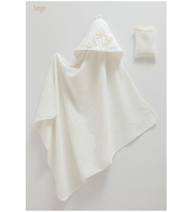 Caramell %100 Pamuk Bebek Havlusu 77x90 Bej CRML.BSU2488.BEJ
