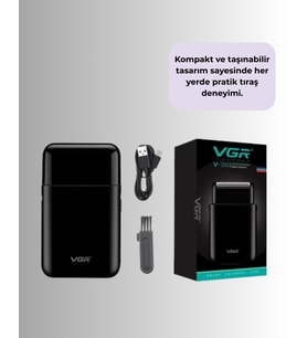 Usb Şarjlı Erkek Tıraş Makinesi Cilt Dostu Kompakt Tasarım
