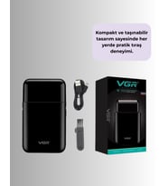 Usb Şarjlı Erkek Tıraş Makinesi Cilt Dostu Kompakt Tasarım