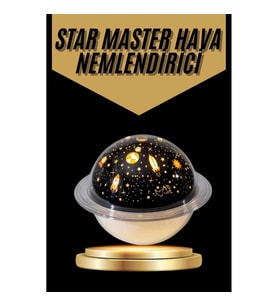 Mey İthalat® Hava Nemlendirici Renk Değiştiren Oda Kokusu Yıldızlı Projektör