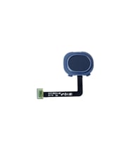 Samsung Galaxy M20 M205 Home Parmak Okuyucu Flex Flex Mavi