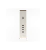 Hyperion Dolap 4 Raflı 4 Çekmeceli 4 Kapaklı 60x44x243 Çam-Aytaşı