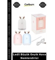 Özel Üretim Sessiz Taşınabilir Ultrasonic USB Şarjlı Dekoratif Ledli Büyük Geyik Hava Nemlendirici