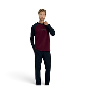 Pijadore Erkek %100 Pamuklu Uzun Kollu Pijama Takımı 2284