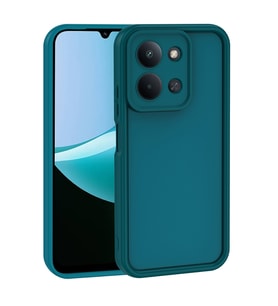 Lexroo Xiaomi Redmi 15C Kılıf Kamera Korumalı Ananas Kılıf - Koyu Yeşil
