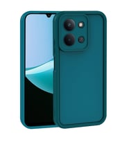 Lexroo Xiaomi Redmi 15C Kılıf Kamera Korumalı Ananas Kılıf - Koyu Yeşil